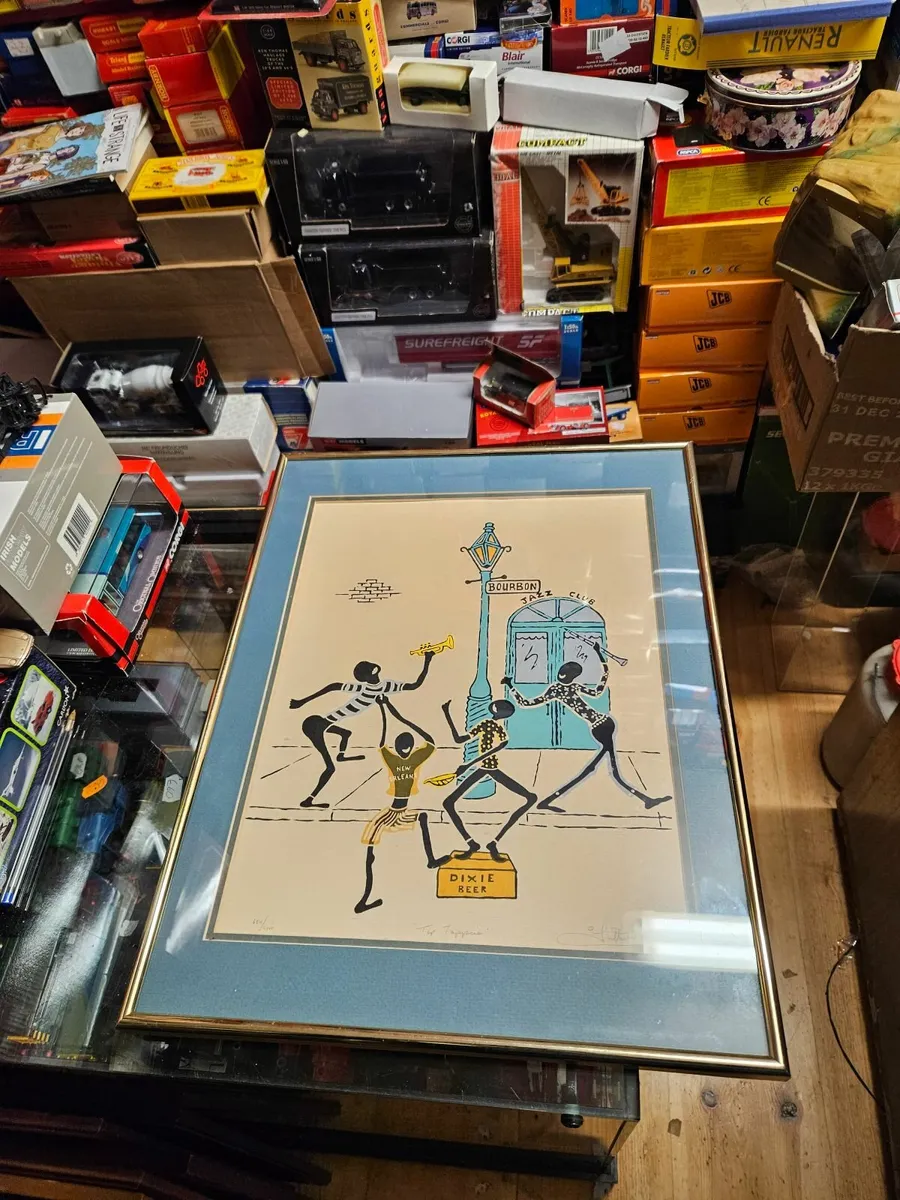 Vintage George Luttrell Tip Tappers Lithograph - Image 1