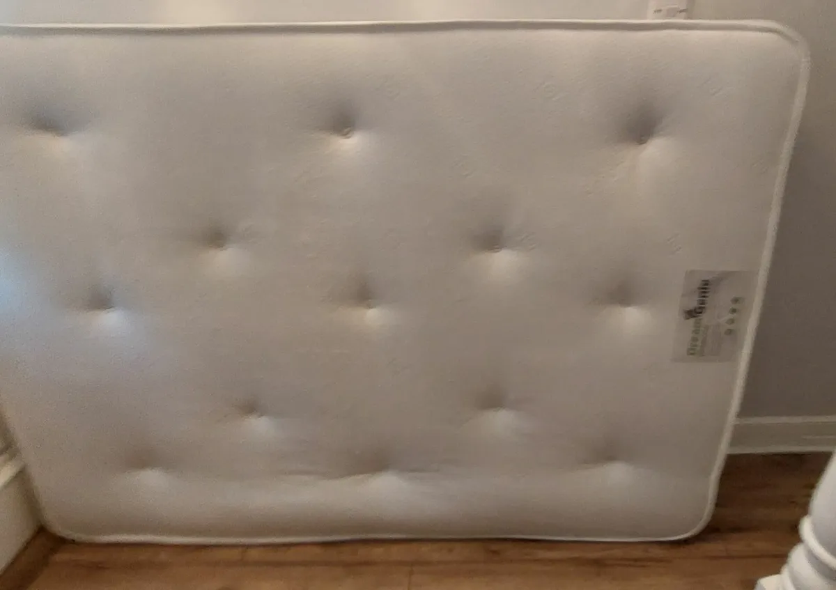 Double orthopedic mattress