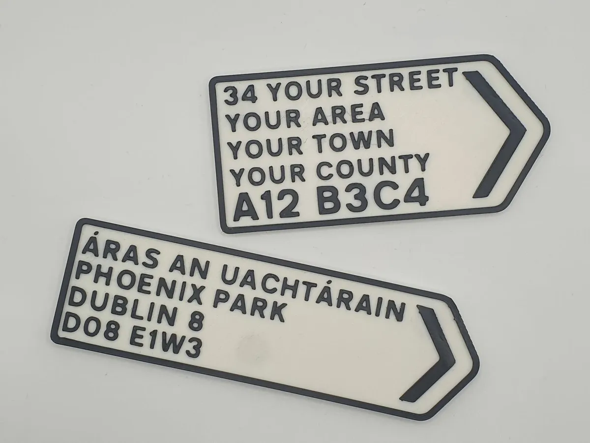 Magnetic Road Sign Custom Eircodes - Image 1
