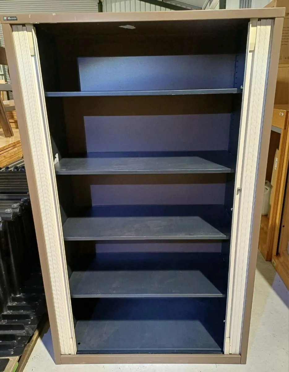 1.62m Triumph Metrix Tambour Cabinet - Image 3