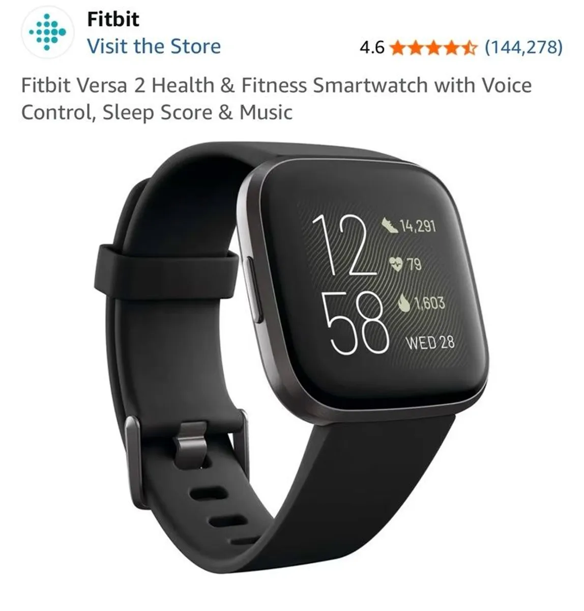 Fitbit Versa 2 Smartwatch - Image 2