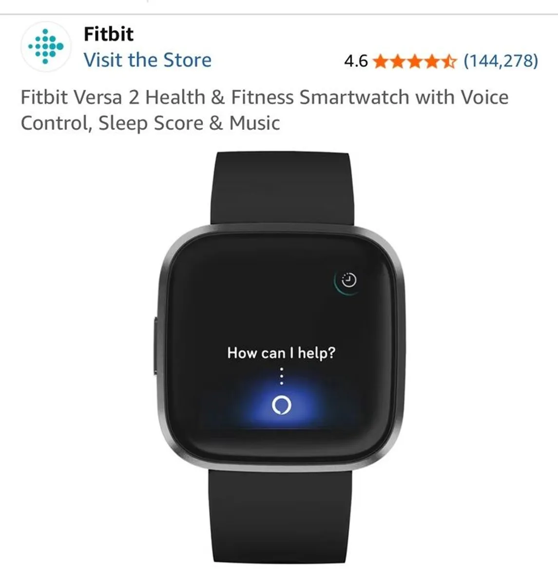 Fitbit Versa 2 Smartwatch - Image 3