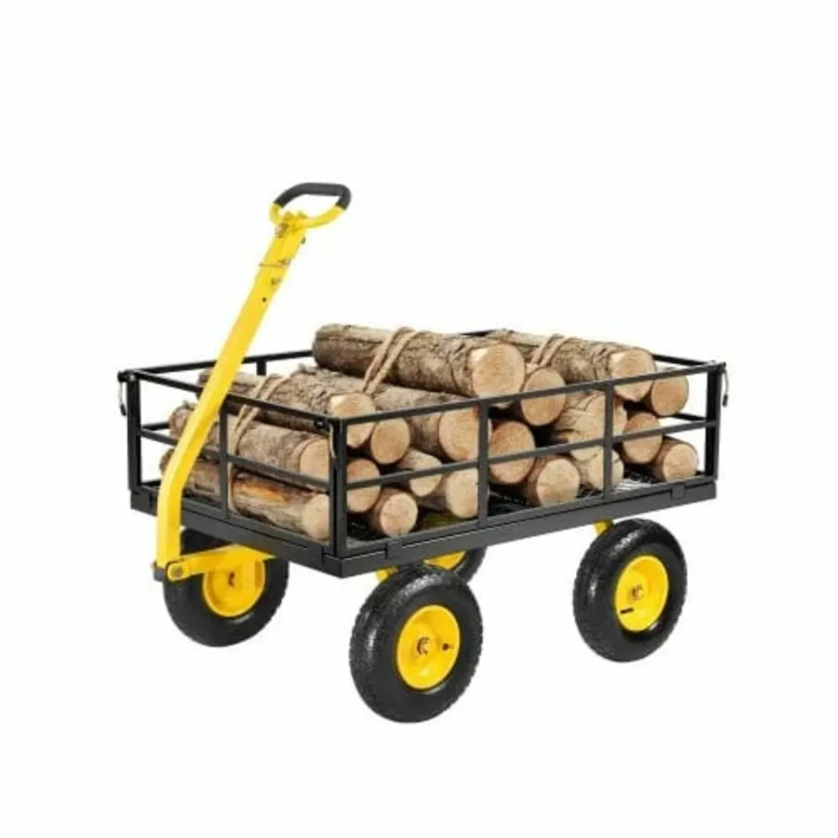 Steel Garden Cart 1200lb Capacity Heavy Duty Yard - Image 1