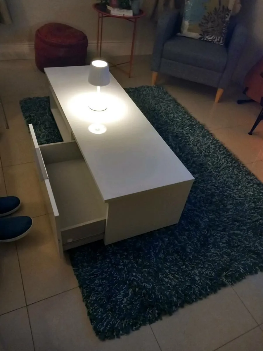 White TV Cabinet - Image 1