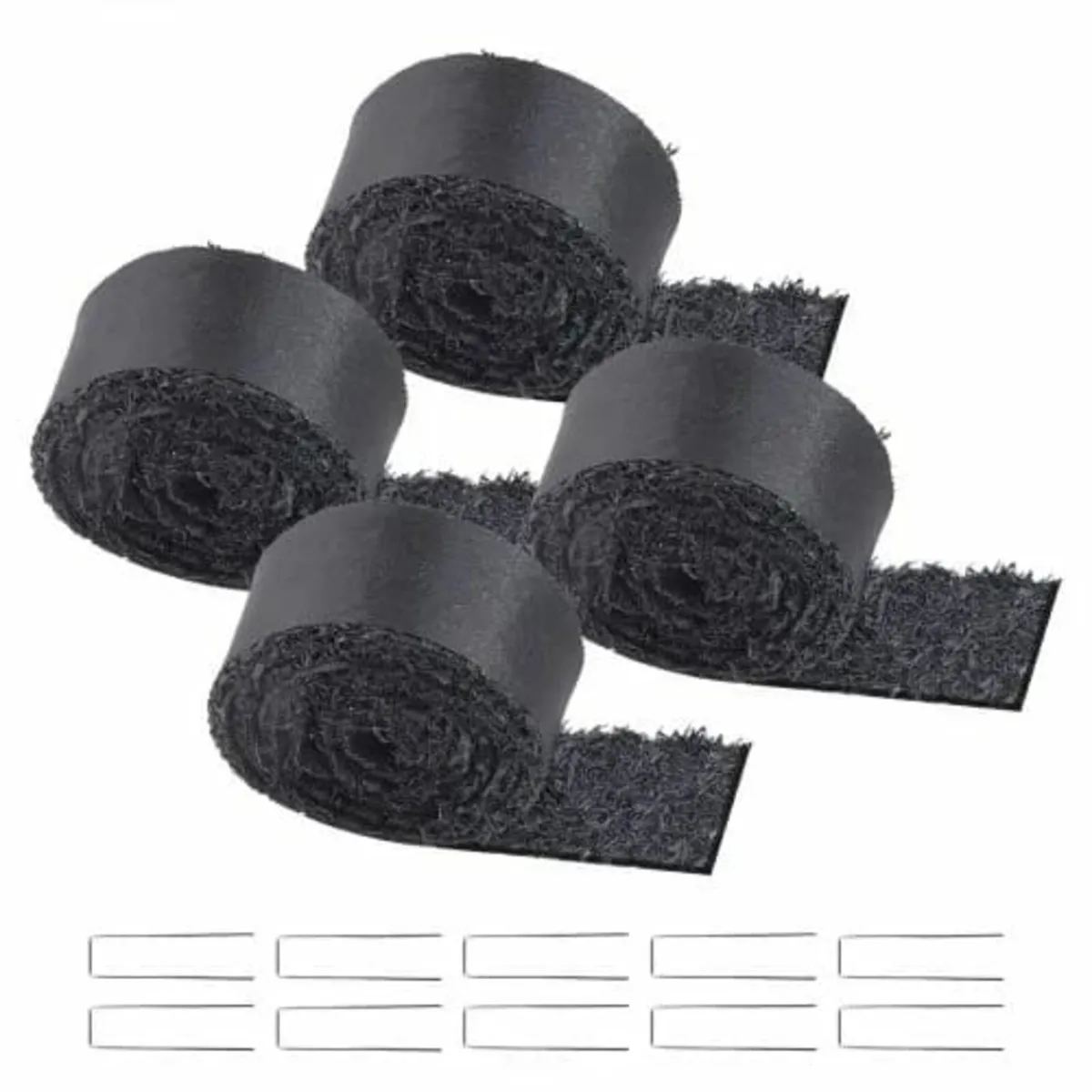 4 Rolls Rubber Mulch Roll for Landscaping 120 x 4. - Image 1