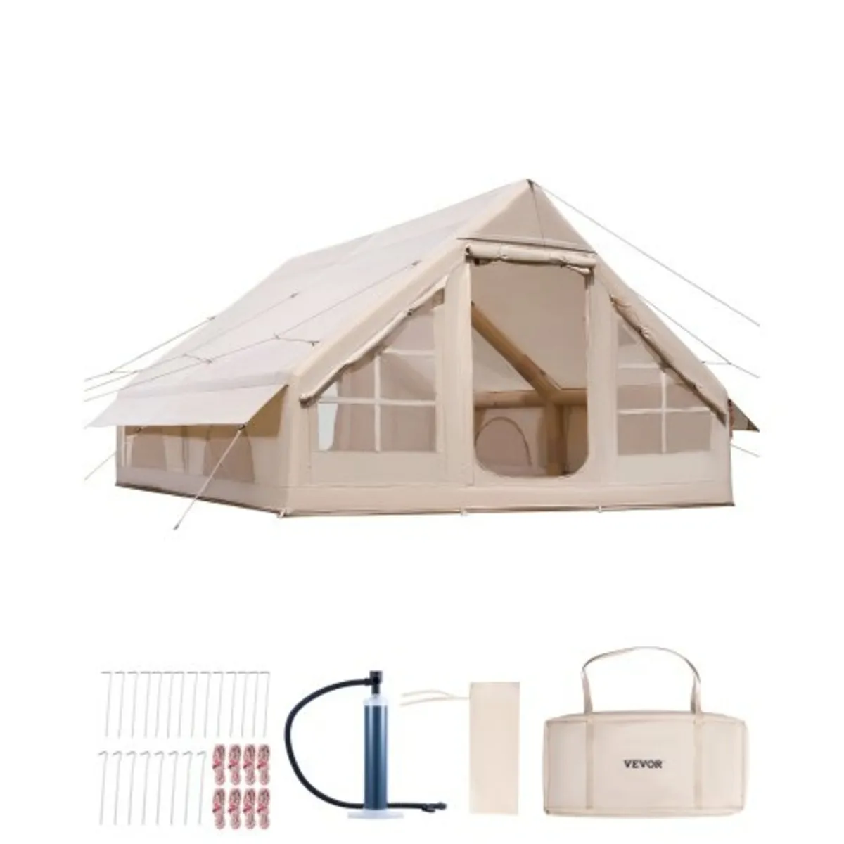 Inflatable Tent for Camping 5-8 Person Glamping Te - Image 1