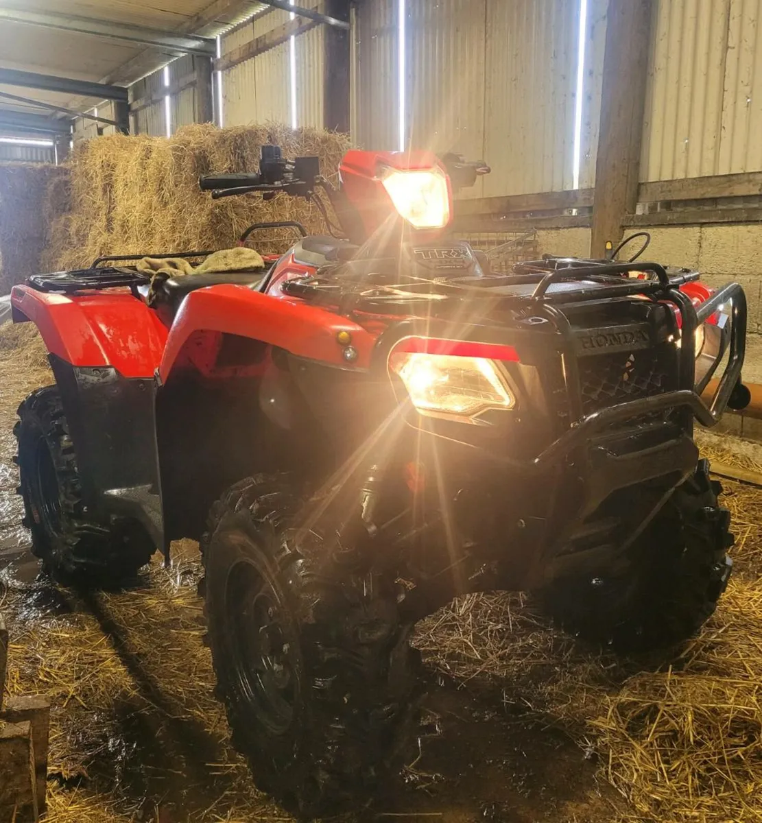 2020 HONDA TRX 500 FM6 VERY LOW HOURS & KMS - Image 1