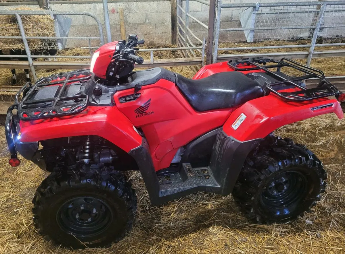 2020 HONDA TRX 500 FM6 VERY LOW HOURS & KMS - Image 4