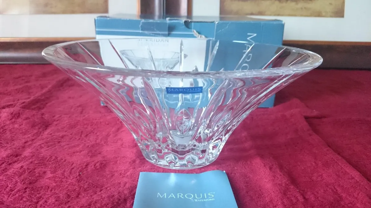 New Marquis By Waterford Crystal Sheridan 10" Bowl - Image 1