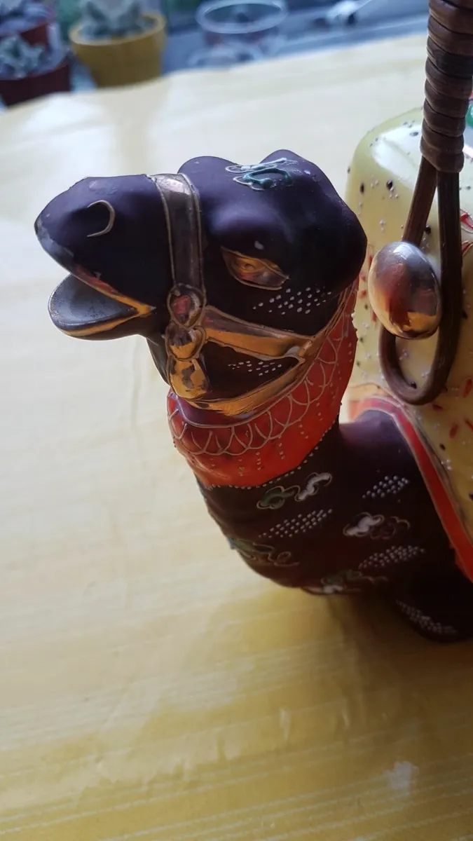 Vintage 1920's Satsuma  Camel Tea Pot - Image 1