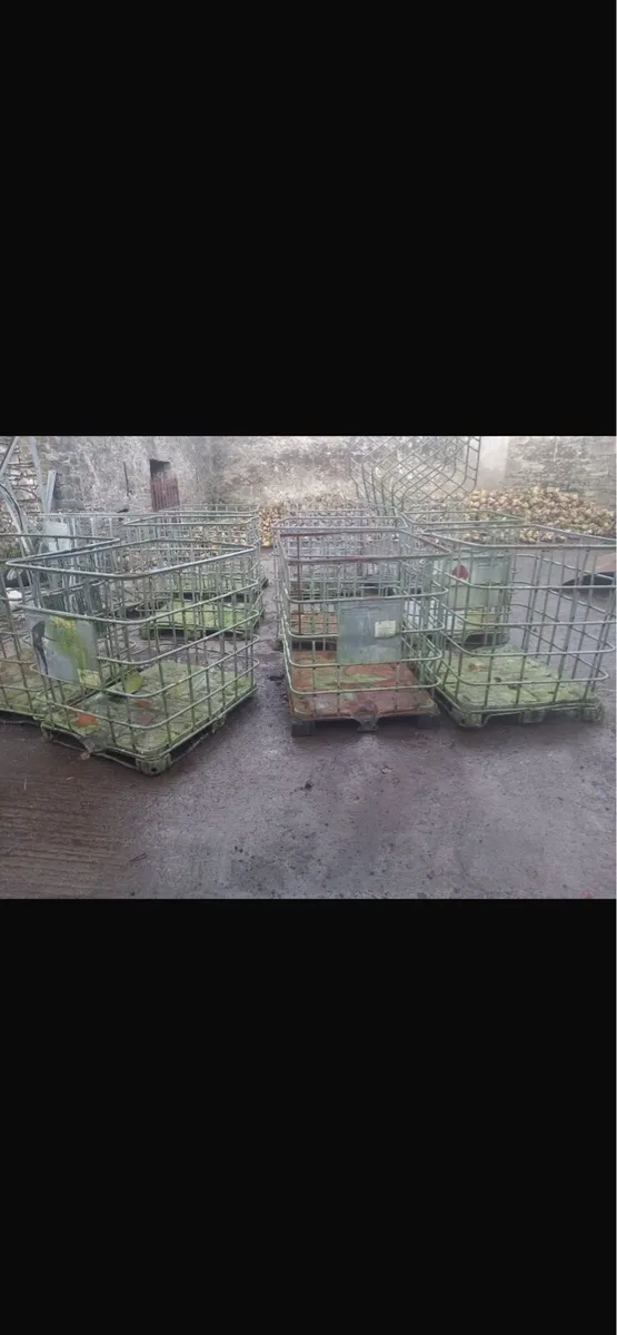 Ibc tank cages