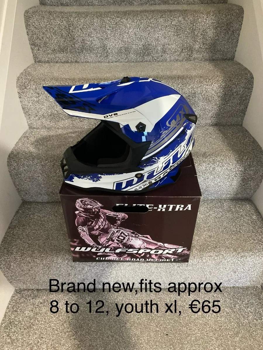 Child’s motor bike helmet , brand new