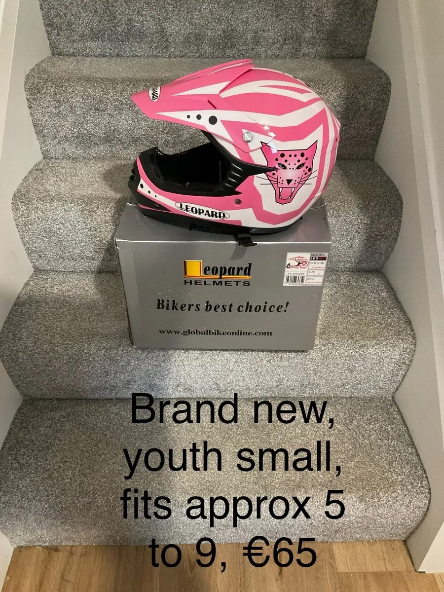 Child’s motor bike helmet, brand new