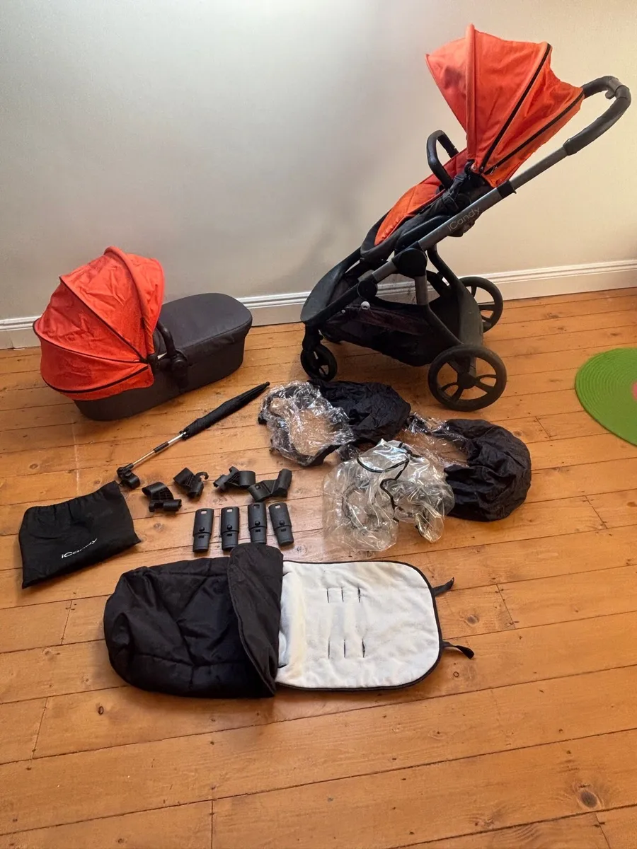 iCandy Orange double buggy bundle - Image 1