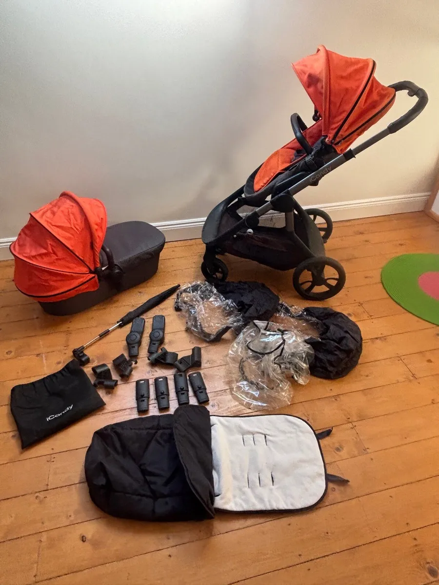 iCandy Orange double buggy bundle - Image 4