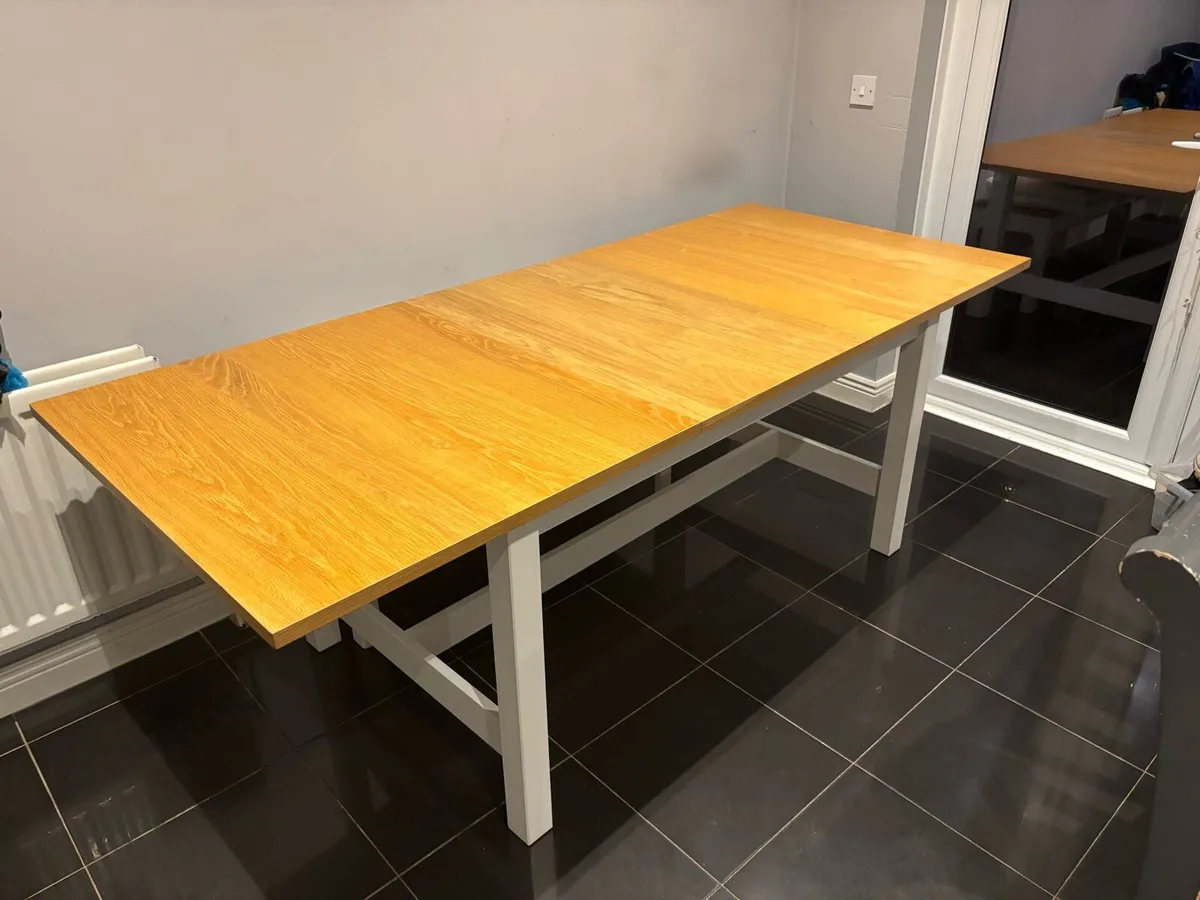Solid Wooden Extendable Table - Image 1