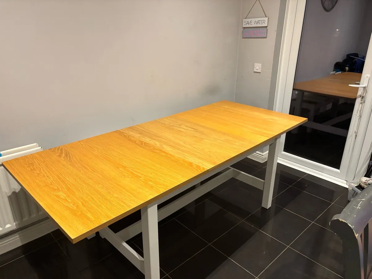 Solid Wooden Extendable Table - Image 4