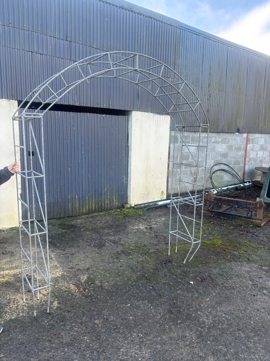 Garden Arch Galvanised - Image 2