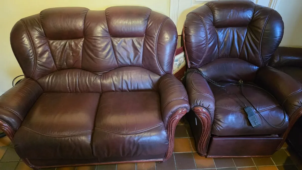 Leather sofa - Image 2