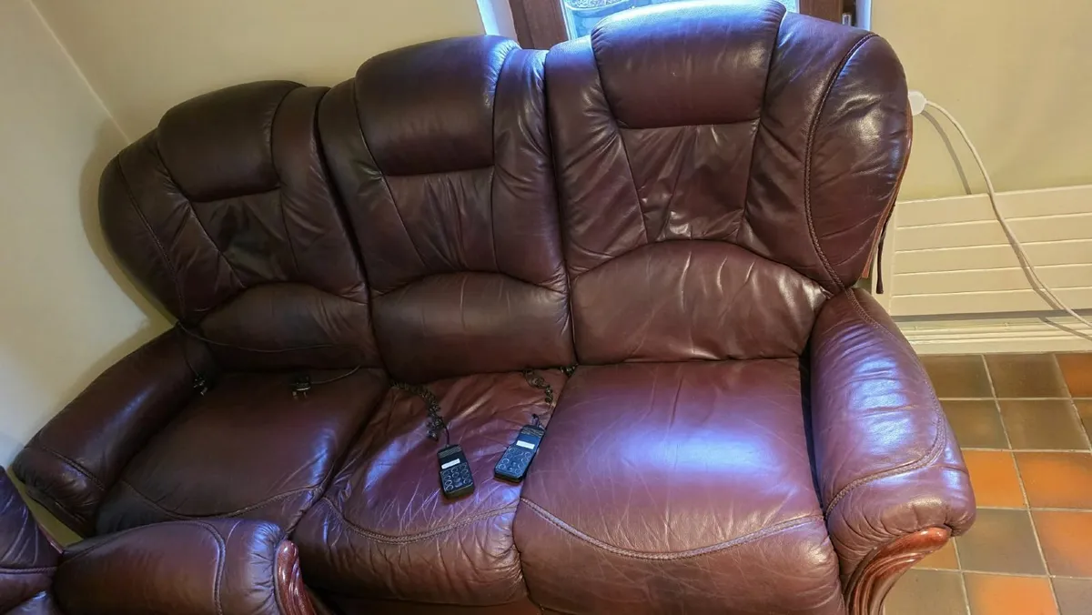 Leather sofa - Image 3