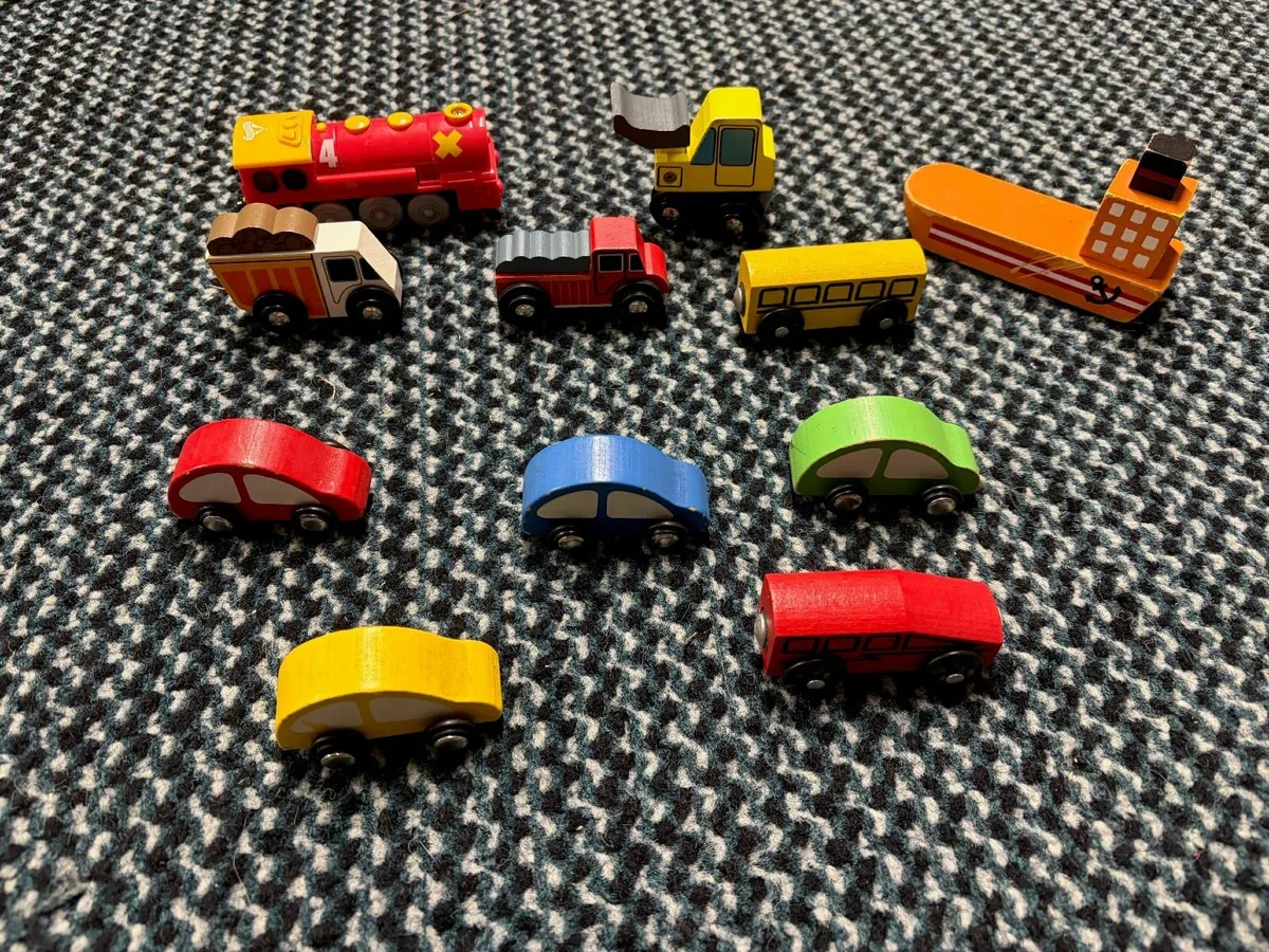 Wooden Train Track Set - Image 4