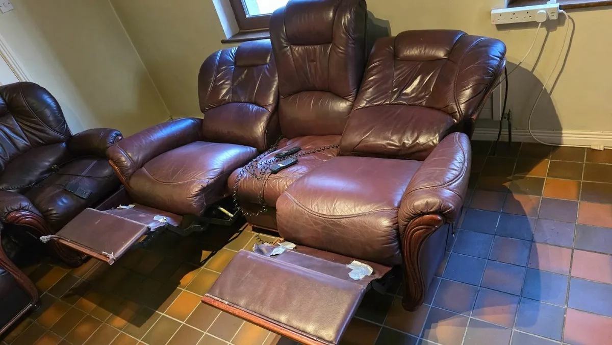 Leather sofa - Image 4