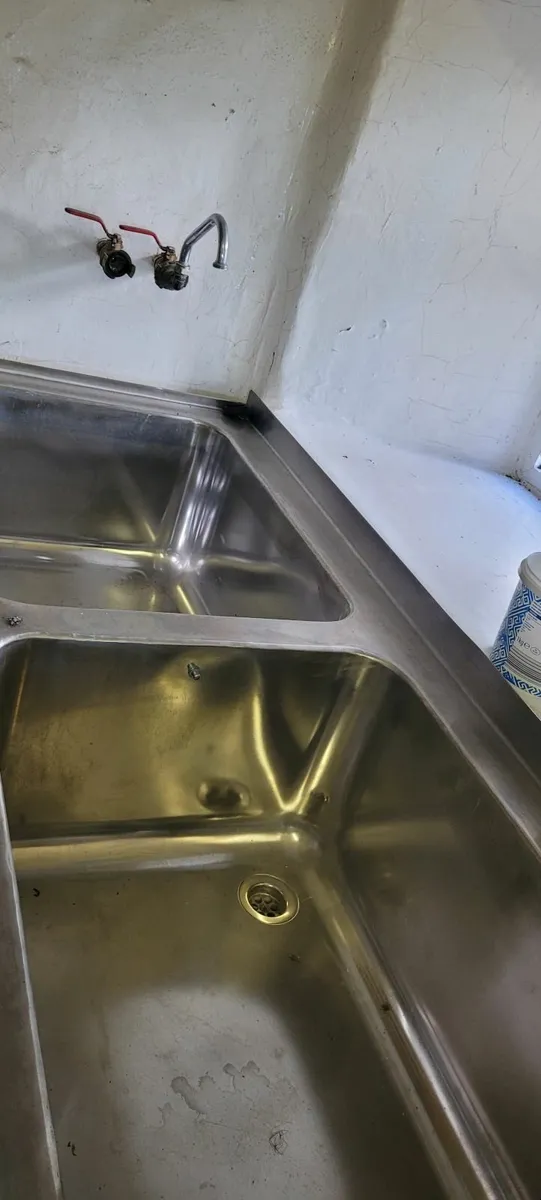 Commercial Stainless steel double sink - Image 2
