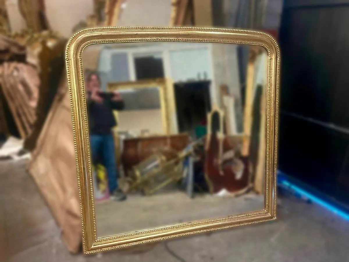 Antique style Overmantels mirrors in 4 sizes - Image 2