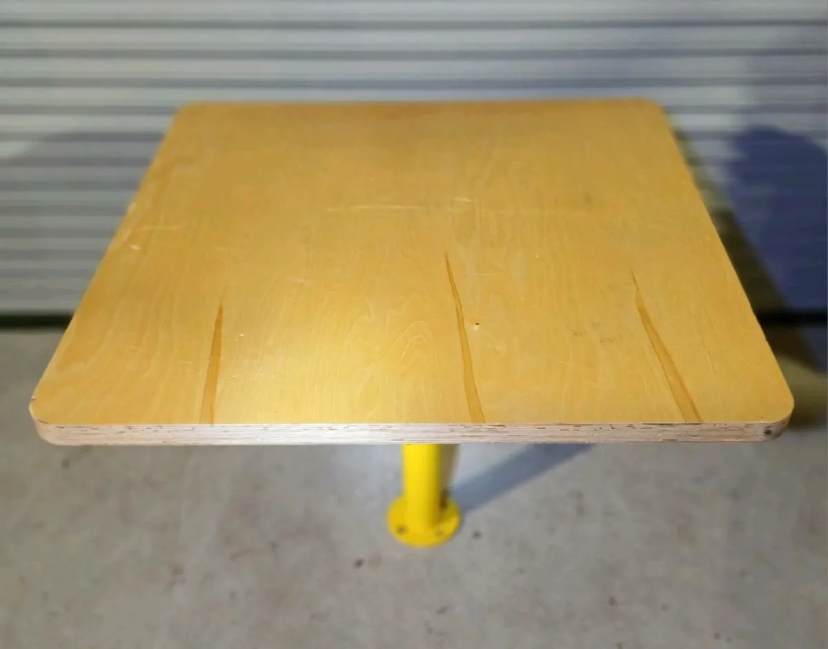 Super Strong Wood & Steel Table - Image 1