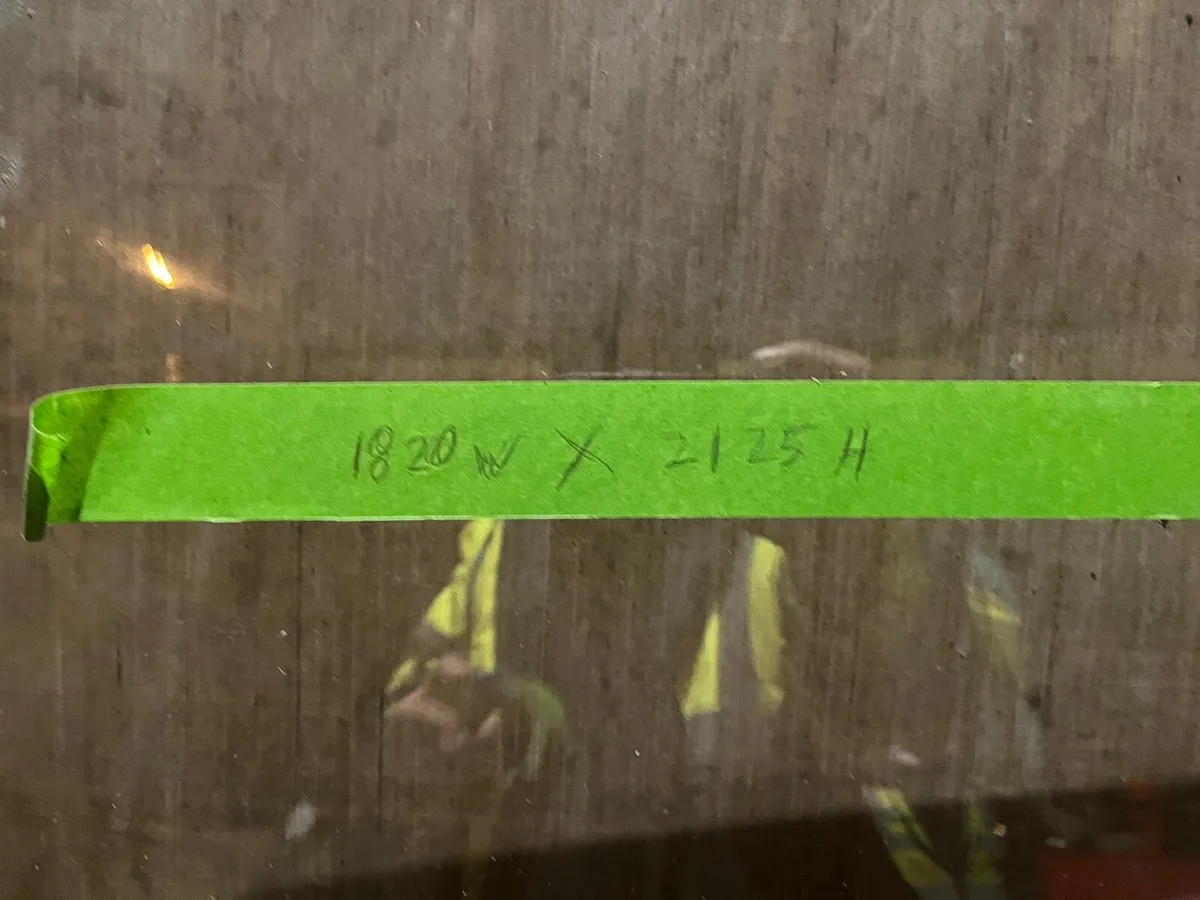 2 White PVC doors and 1 white window - Image 3