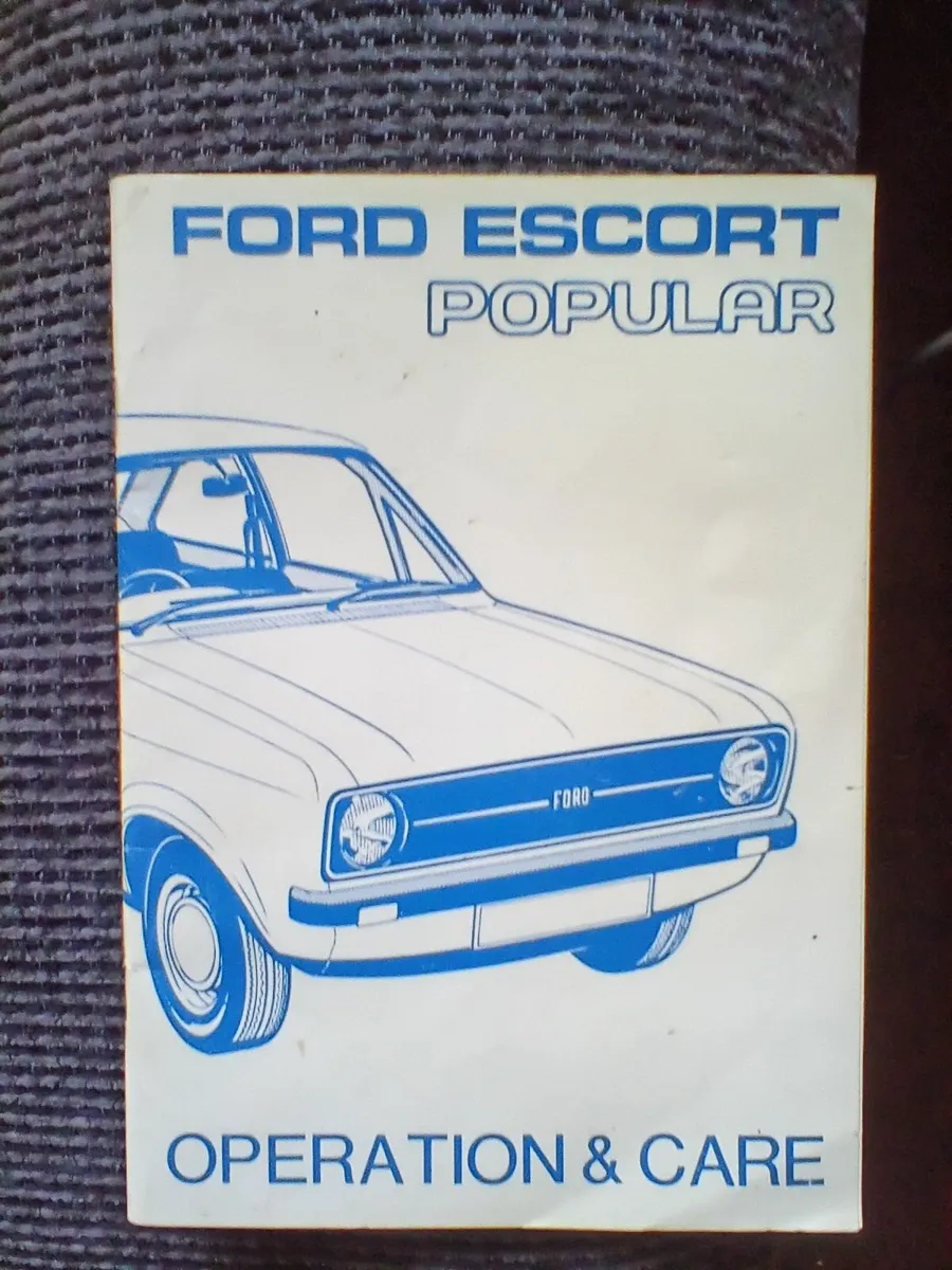 Mk2 escort handbook - Image 1