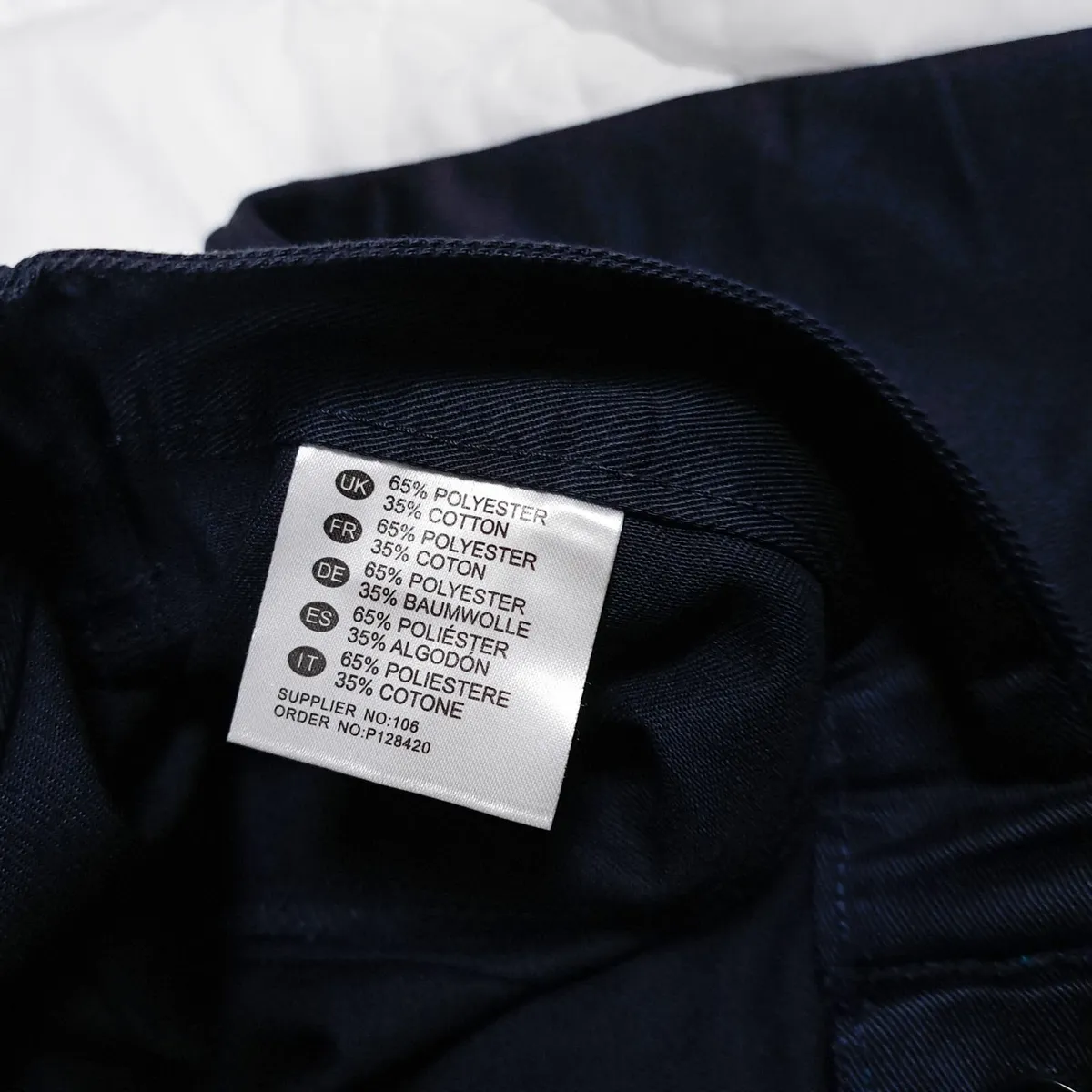 Dickies Navy Redhawk Trousers Straight Leg 38R - Image 2