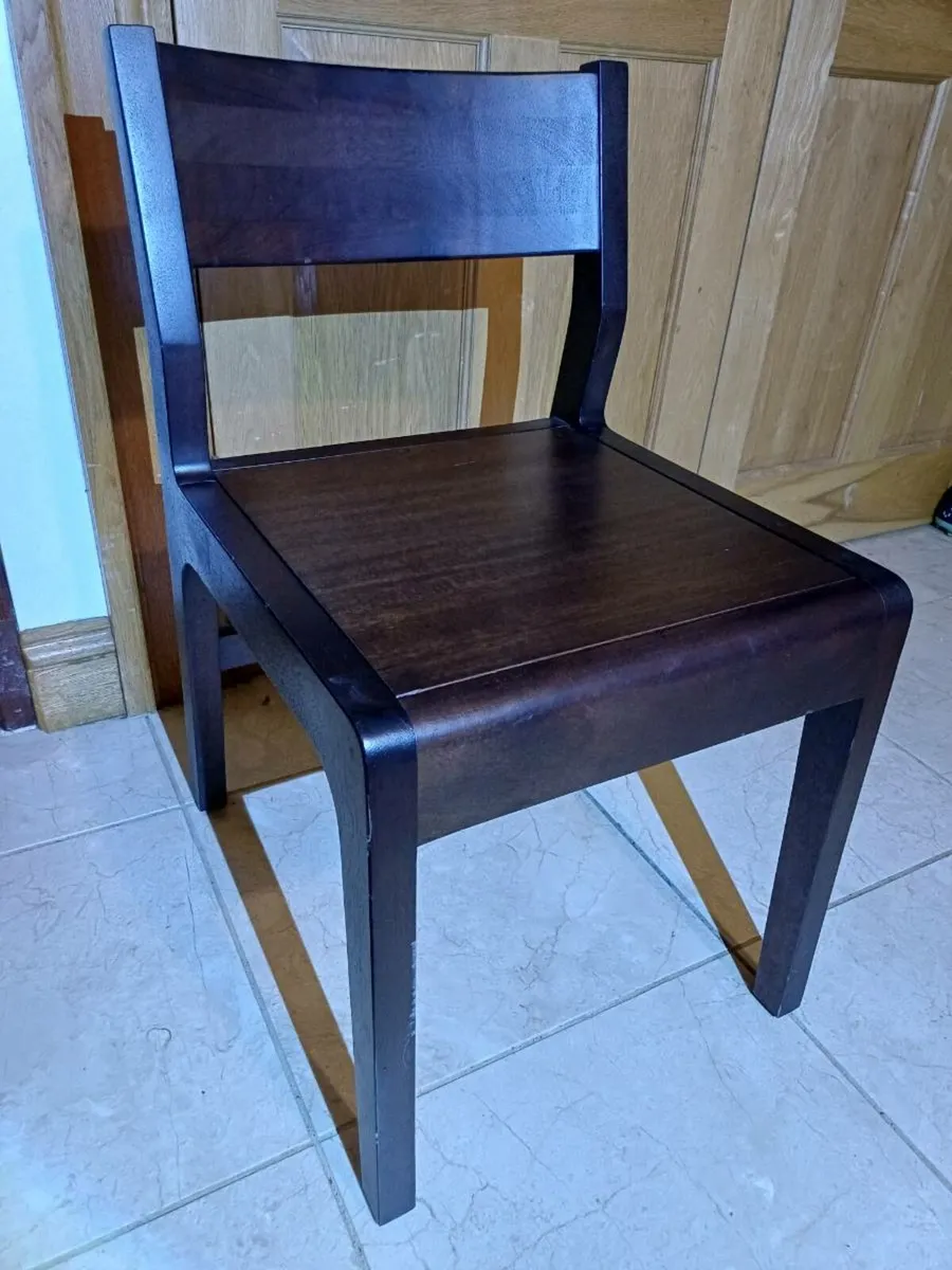 Mahogony Wooden Chairs - Image 1