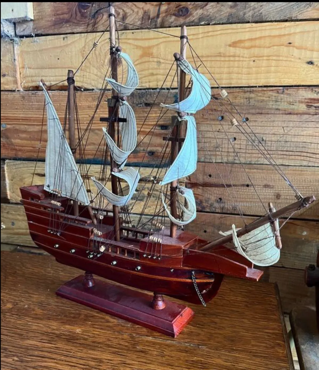 Vintage model ship - Image 1
