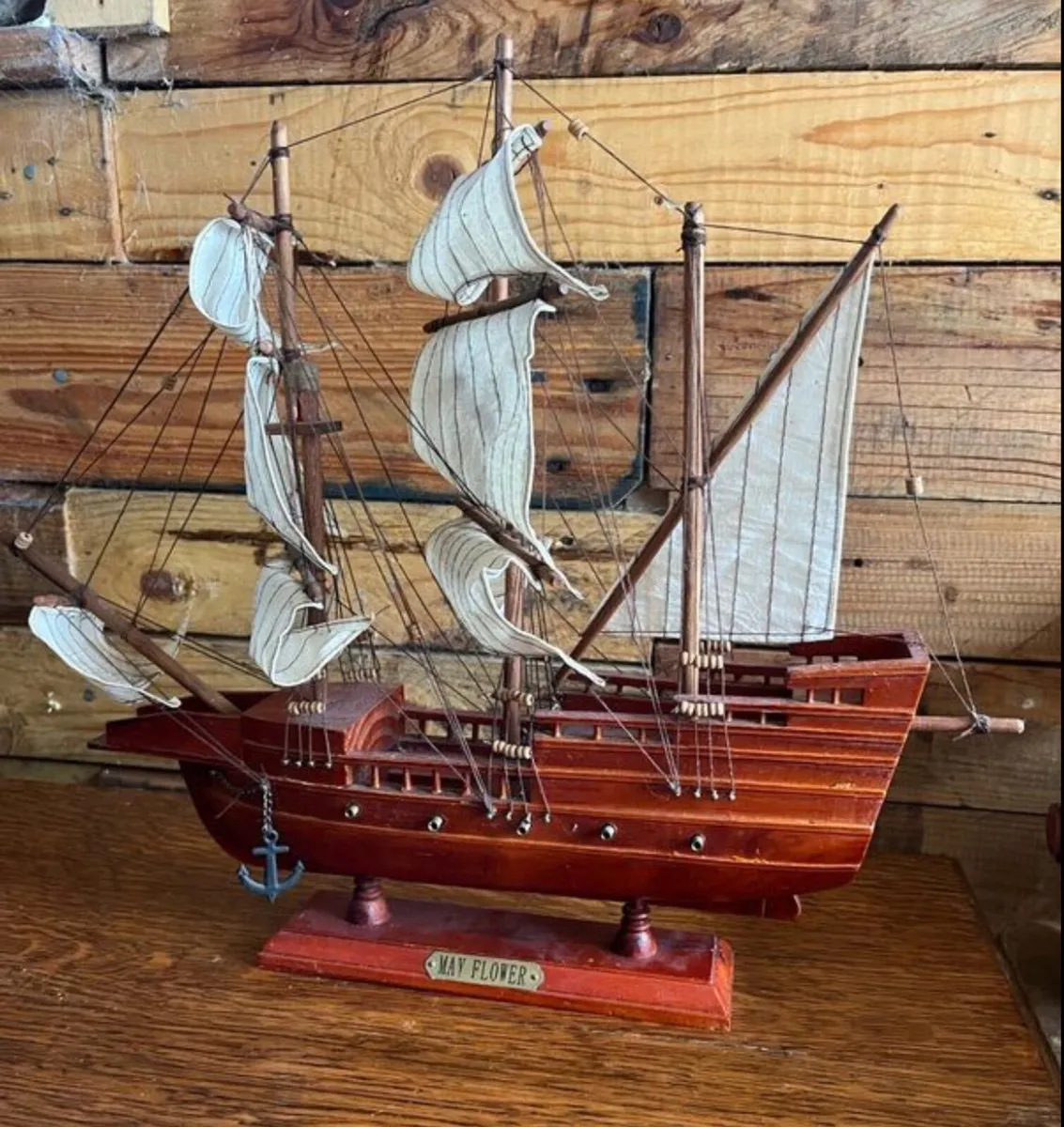 Vintage model ship - Image 3