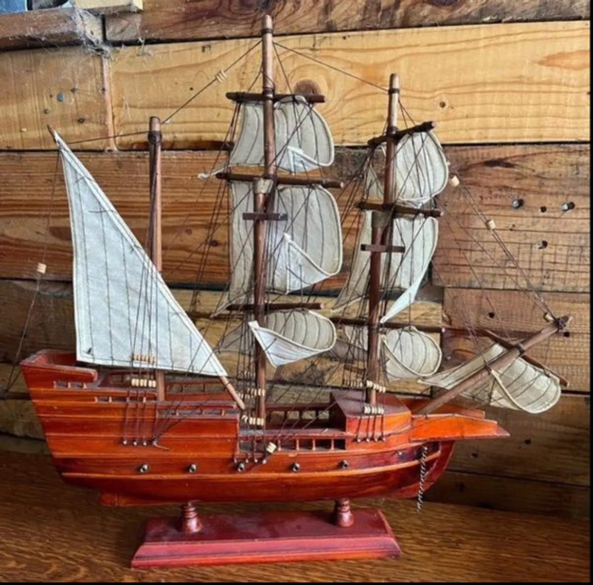 Vintage model ship - Image 4