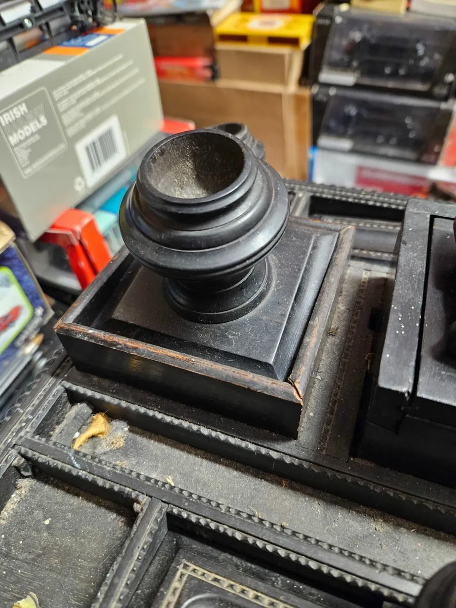 Vintage Antique Ebony Writing Board - Image 4