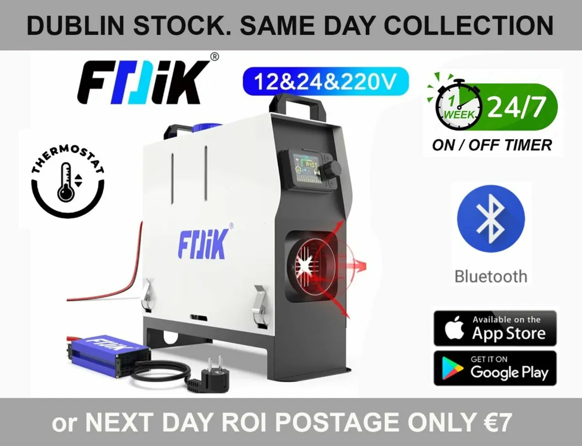 Diesel Heater + Power Supply App Timer Thermostat - Image 1