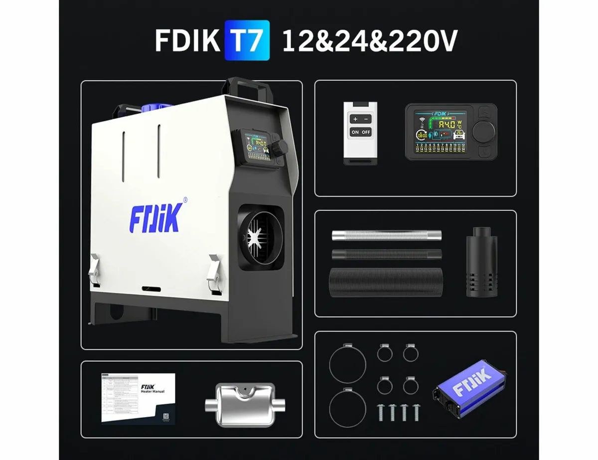 Diesel Heater + Power Supply App Timer Thermostat - Image 4