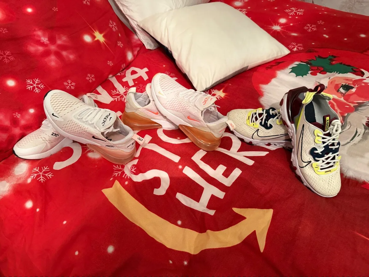 2 pairs of 270 & Nike reacts