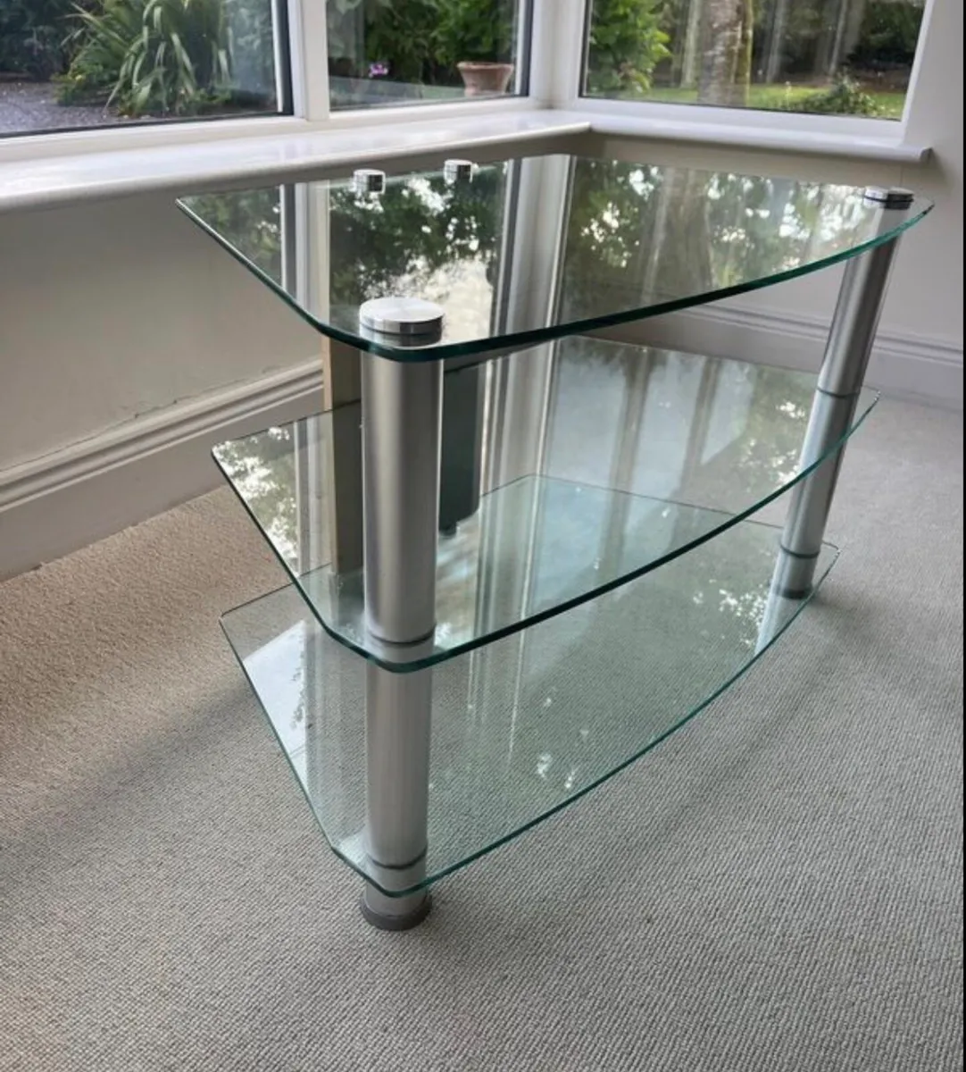 Glass TV Stand - Image 1