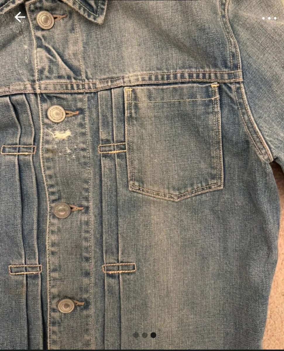 All Saints Men’s Denim Jacket - Large - worn once - Image 3