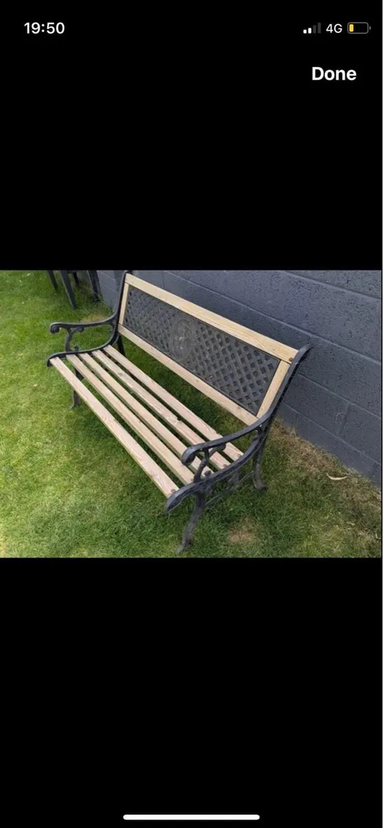 Cast iron bench - Image 4