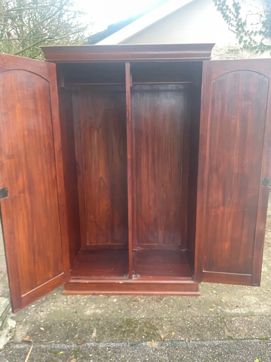Solid Mahogany Wardrobe - Image 3
