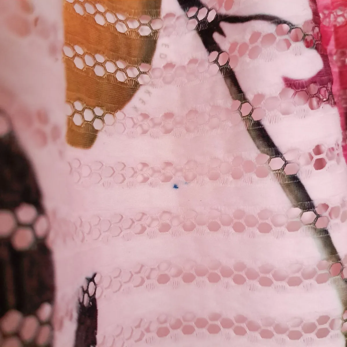 Ted Baker Pink Floral Fit & Flare Mini Skirt 6UK - Image 4