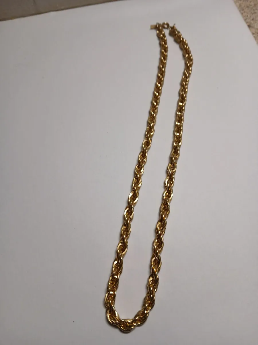 Rope gold plated chain - Image 3