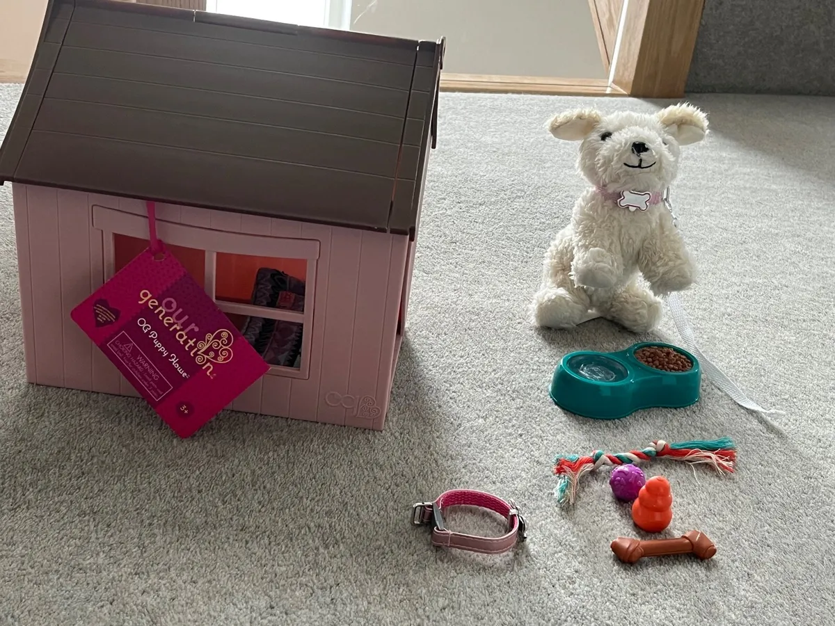 Our Generation deluxe dog house - Image 2