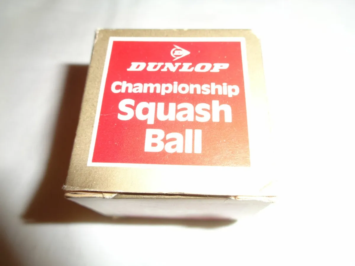 Dunlop Championship Squash Balls x 3 for Sale - Image 2