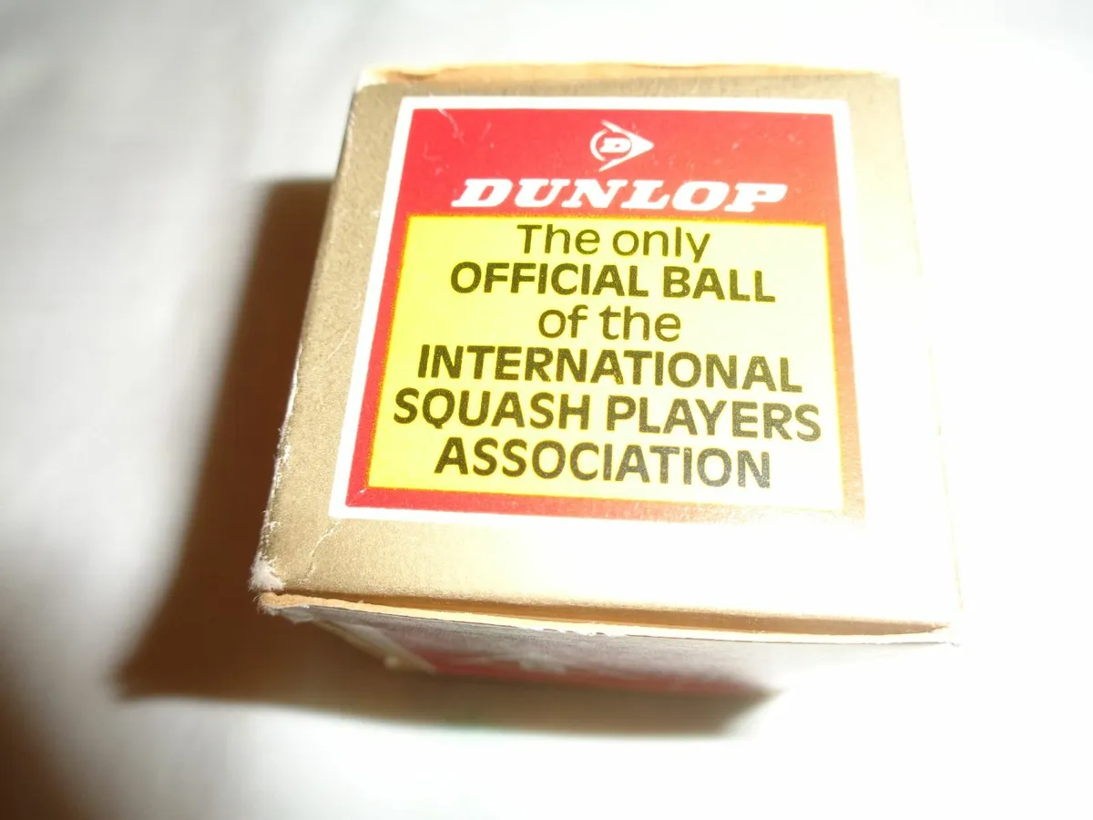 Dunlop Championship Squash Balls x 3 for Sale - Image 3