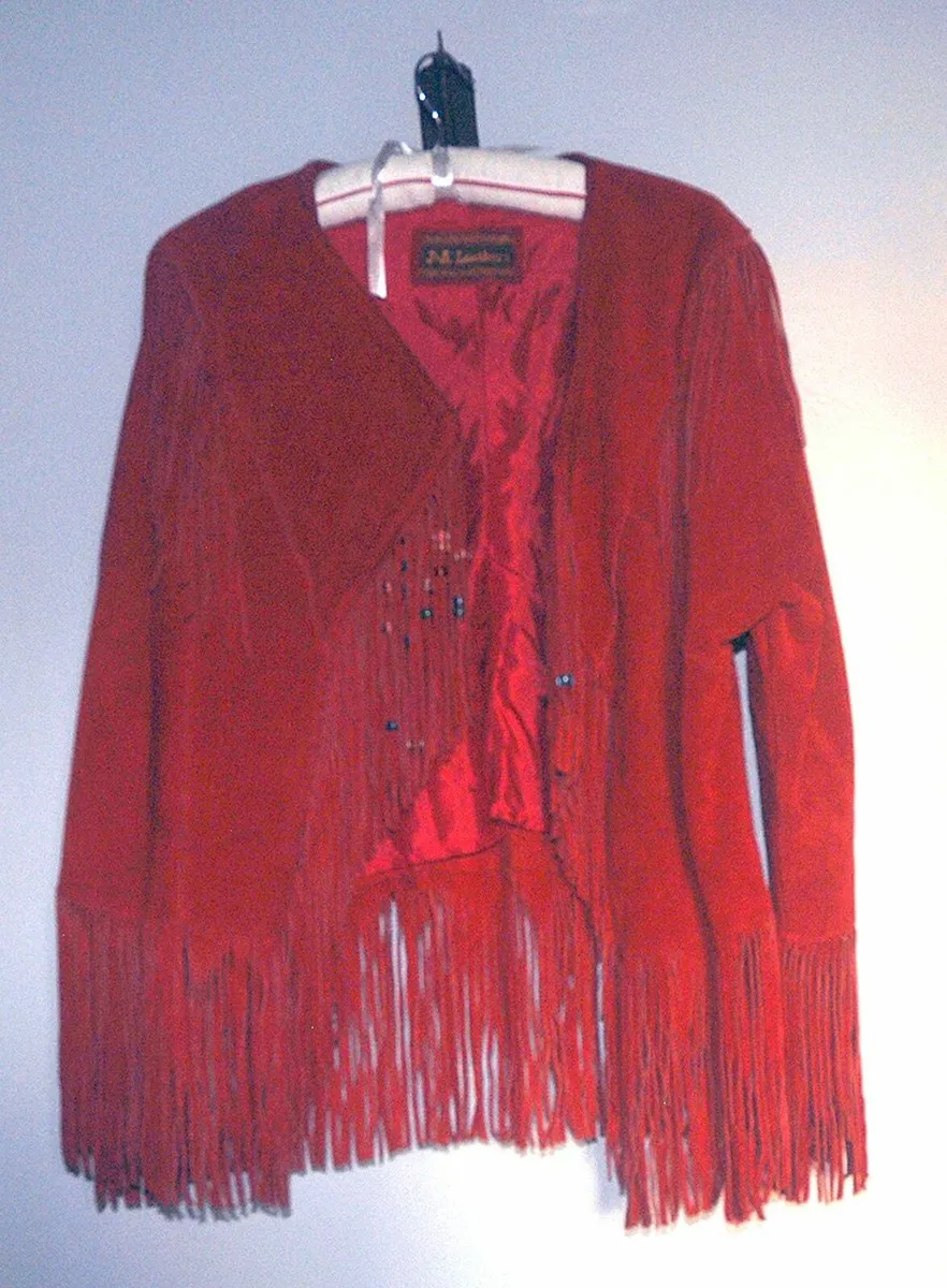 Cowgirl Jacket Red Leather from Mexico - Image 4